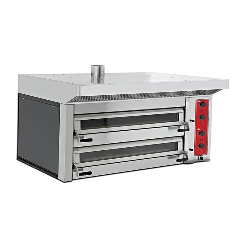 Empero Elektrikli Pizza Fırını Çift Katlı Manuel 8x34 cm Pizza Kapasiteli 113x109x103 cm EMP.GF.01-D