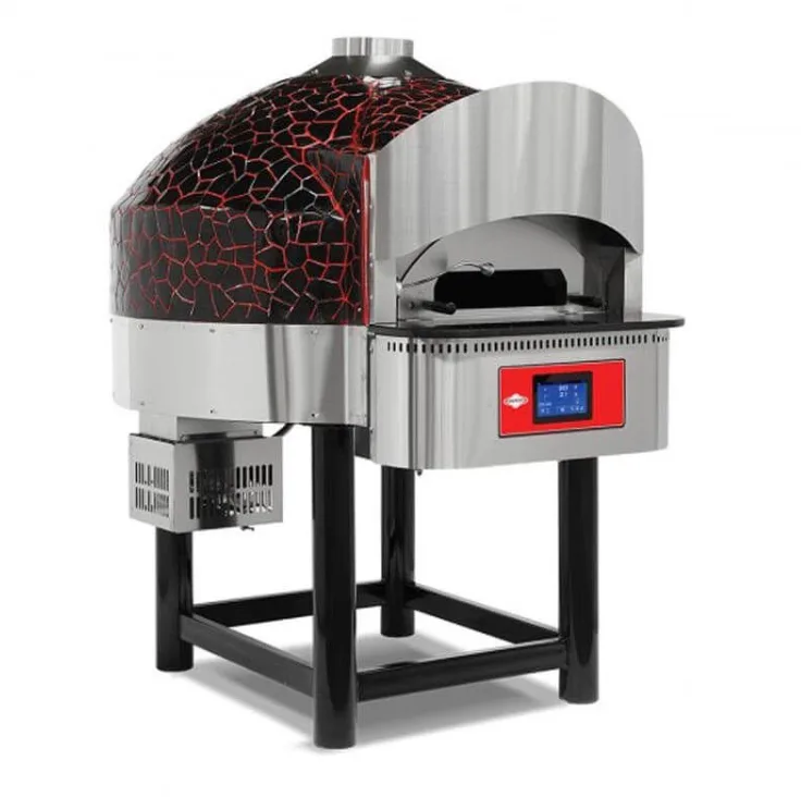 Empero Pizza Fırını Gazlı Döner Tabanlı Dijital 6x30 cm Pizza Kapasiteli EMP.SPO.04-D