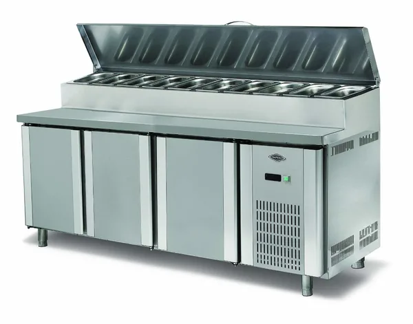 Empero Pizza Hazırlık Dolabı 3 Kapılı 200x70x85 cm EMP.200.70.01-PS