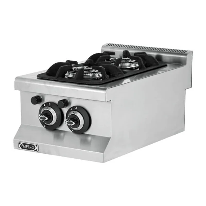 Empero Set Üstü Gazlı Ocak 2 Brülörlü Ce Belgeli 40x63x28 cm EMP.6KG010