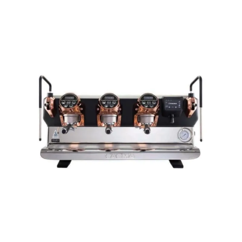 Faema Tam Otomatik Espresso Kahve Makinesi 3 Gruplu Kahve Makinesi E71 E A/3 5 Button Bakır