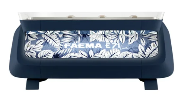 Faema Tam Otomatik Espresso Kahve Makinesi 3 Gruplu Kahve Makinesi Dijital Ekran E71 A/3 Touch Blue Pearl