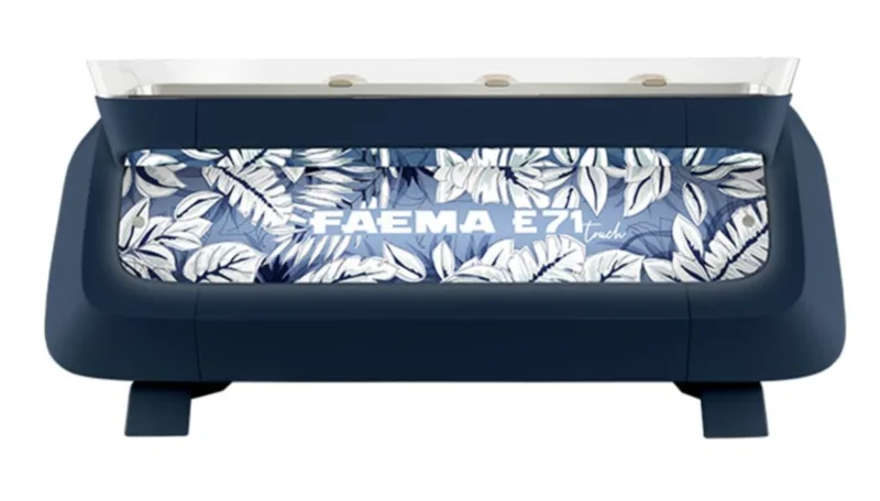 Faema Tam Otomatik Espresso Kahve Makinesi 3 Gruplu Kahve Makinesi Dijital Ekran E71 A/3 Touch Blue Pearl