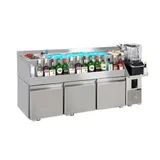 Frenox 3 Kapılı Kokteyl Tezgahı CKT3-W-K- WP - 1