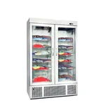 Frenox Camlı İki Kapılı Derin Dondurucu Tekerlekli 140x80x198 cm 430 Kalite SL13-G-R290 - 1