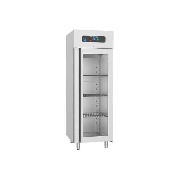 Frenox Camlı Tek Kapılı Dik Tip Derin Dondurucu Gastronom Seri 70x81x205 cm 304 Kalite VL7-M-G-R290