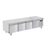 Frenox Dört Kapılı Cihaz Altı Buz Dolabı 233x60x60 cm 304 Kalite USN4-EF - 1