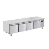 Frenox Dört Kapılı Cihaz Altı Buzdolabı Kısa 220x70x60 cm 304 Kalite UGN4-SH - 1