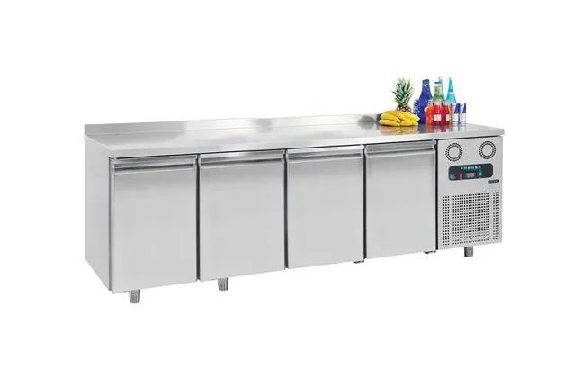 Frenox Dört Kapılı Tezgah Tip Derin Dondurucu 233x70x85 cm 304 Kalite CGL4-R290
