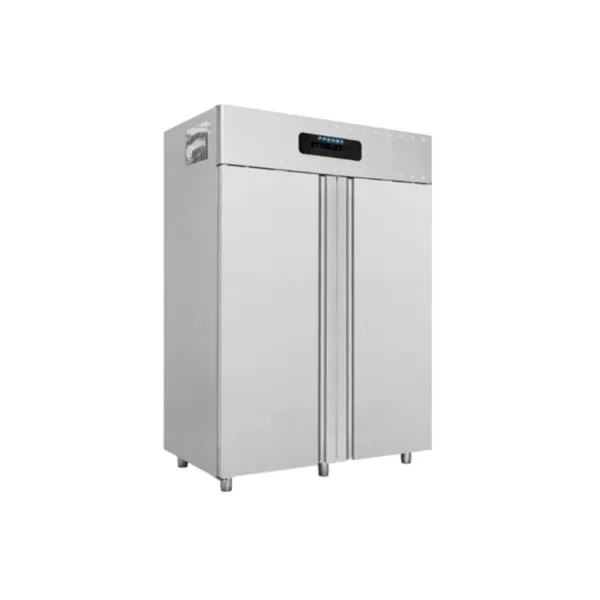 Frenox Paslanmaz İki Kapılı Dik Tip Derin Dondurucu Gastronom Seri 140x81x205 cm 430 Kalite BL14-M-R290