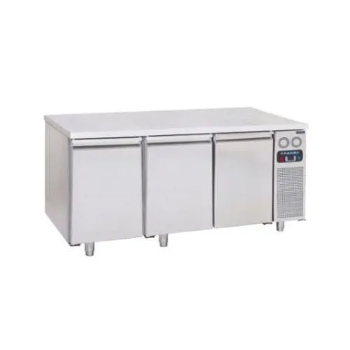 Frenox Üç Kapılı Tezgah Tip Buzdolabı Kısa 160x60x85 cm 304 Kalite CSN3-SH CSN3-SH