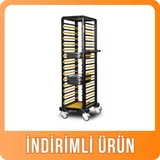 Gastrolley Küvet Taşıma Arabası 29 Raflı Etrafı Açık 53x71x174 G.GN.150.S.1 - 1