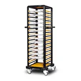 Gastrolley Self Servis Taşıma Arabası 29 Raflı Etrafı Açık 59x71x174 G.SS.150.S.1 - 1