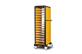 Gastrolley Self Servis Taşıma Arabası 29 Raflı İki Yanı Kapalı 59x71x174 G.SS.150.S.2 - 1