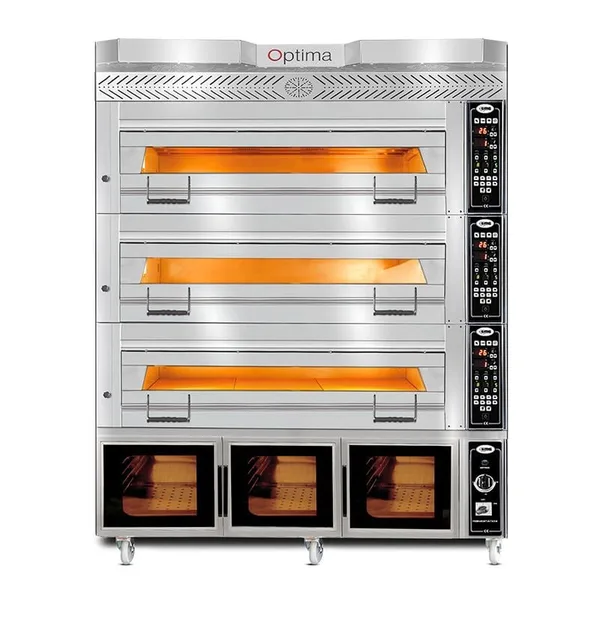 GMG Pasta Börek Fırını 3 Katlı Elektrikli Optima Serisi 124x84x18 cm PB3M - 128