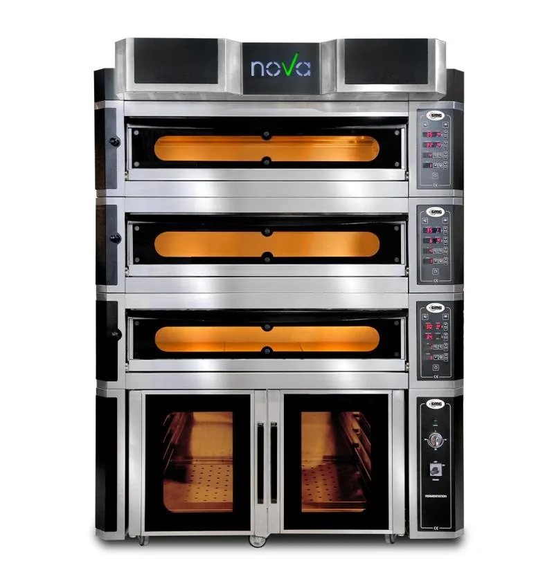 GMG 3 Katlı Pizza Fırını Dijital Kontrollü 149x110x212 Cm PFN 10570-3M