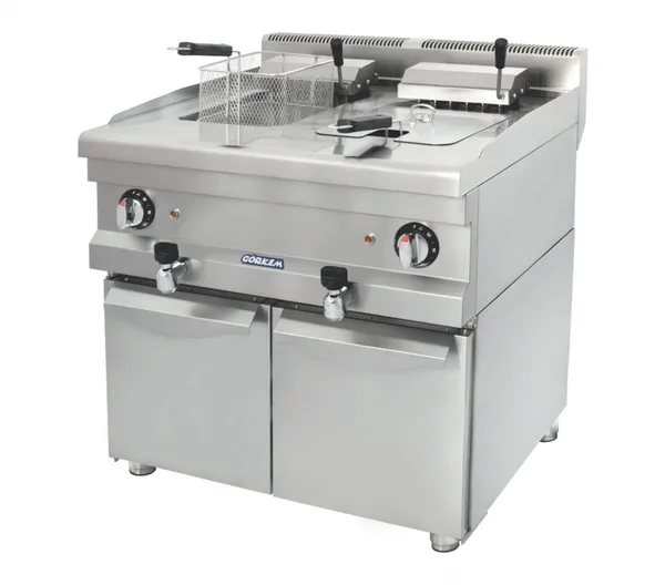 Görkem Elektrikli Fritöz 12+12 Litre Alt Dolaplı 80x71x85 Cm 703