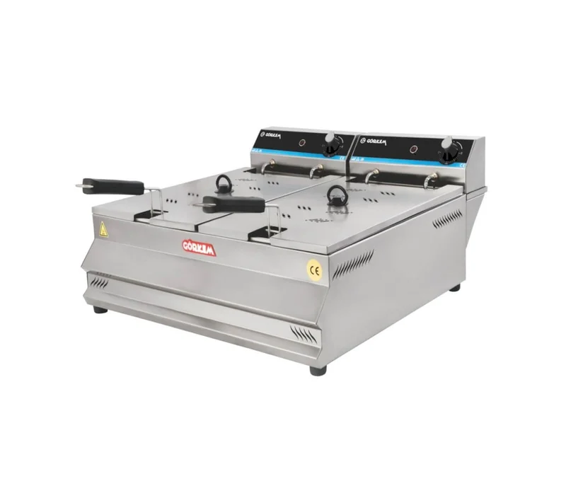 Görkem Elektrikli Fritöz 10+10 Litre 66x70x33 Cm 311