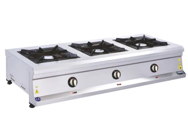 Görkem 3 Lü Profesyonel Set Üstü Ocak Gazlı ve Lpg Li 150x60x30 Cm  254