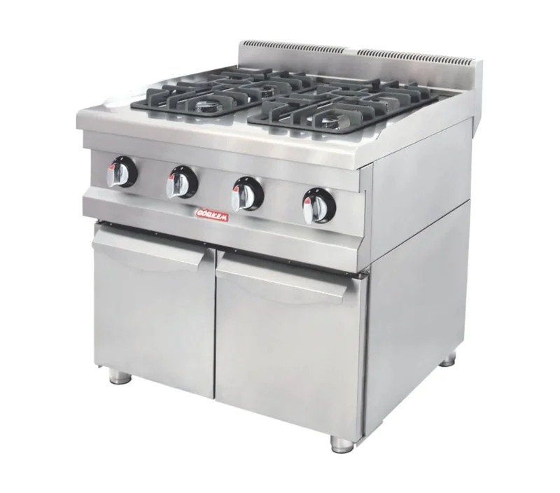 Görkem 4 Lü Alt Dolaplı Gazlı ve Lpg Li  80x71x85 Cm 753