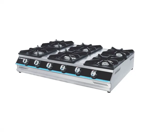 Görkem 6 Lı Ekonomik Set Üstü Ocak Gazlı ve Lpgli 90x64x20 Cm 278