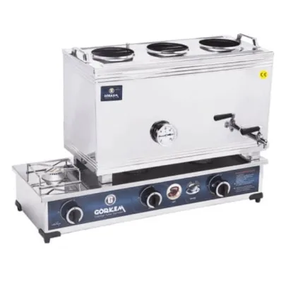 Görkem 60 Lık Kaynaklı Çay Kazanı Gaz ve Elektrikli 164