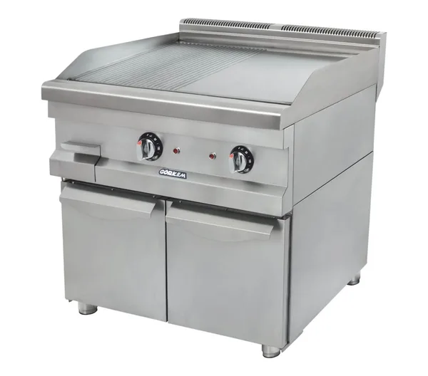 Görkem Elektrikli Pleyt Izgara Yarı Oluklu Yarı Düz Alt Dolaplı 60x61x85 Cm 617