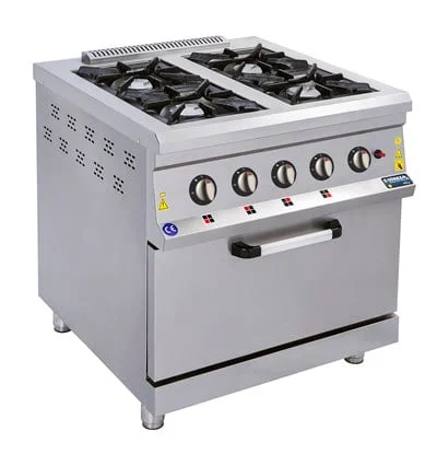 Görkem 4 Lü Kuzine Gazlı ve Lpg Li 80x80x85 Cm 808