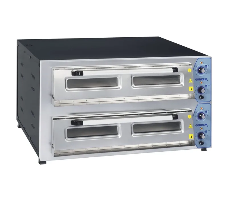 Görkem Çift Katlı Pizza Fırını Elektrikli 30 cm x 12 Pizza Kapasiteli  9202