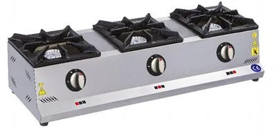 Görkem 3 Lü Ekonomik Set Üstü Ocak  Gazlı ve Lpg Li 90x35x20 Cm 274