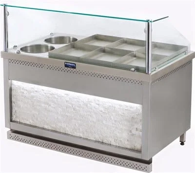 Görkem Elektrikli Benmari Yemek Tezgahı 4+2 115x85x85 Cm 920
