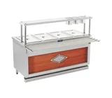 Görkem Elektrikli Yemeklik 1/2 4 Sıcak Self Servis Tezgahı 85x65x85/125 901 - 1