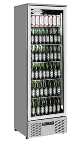 Gtech Dik Tip Şişe Soğutucu Tek Kapılı Paslanmaz - SC-293F-S - 1
