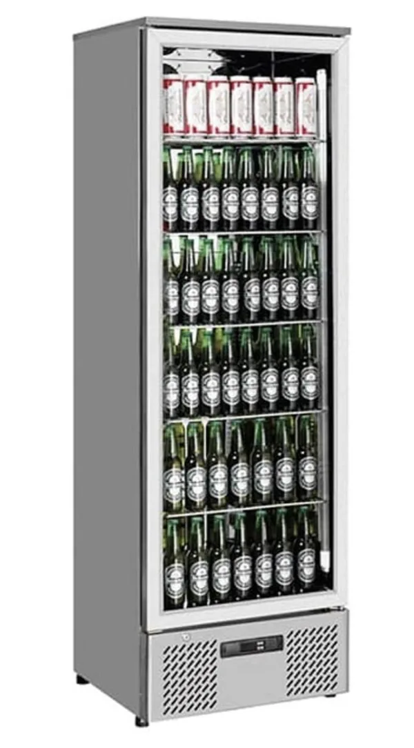 Gtech Dik Tip Şişe Soğutucu Tek Kapılı Paslanmaz - SC-293F-S