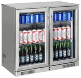 Gtech Paslanmaz Bar Arkası 2 Kapılı Şişe Soğutucu SC-228F-S - 1