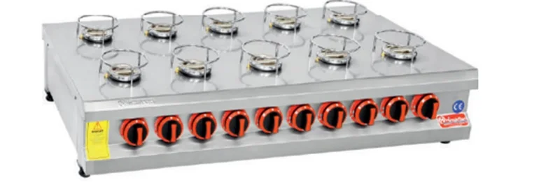 Himaksan 10 Lu Set Üstü Künefe Ocağı Gazlı ve Lpg Li HMK-KNFOG 10