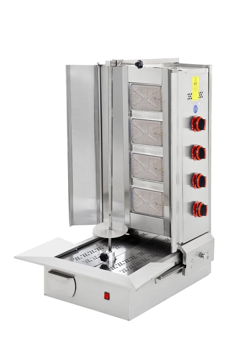 Himaksan 4 Lü Alttan Motorlu Döner Ocağı  Gazlı Ve Lpg Li HMK-AMDNG 4