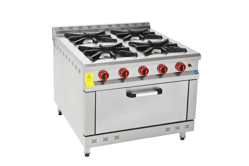 Himaksan 4 Lü Kuzine 4 Ocak 1 Fırın Gazlı LPG Li 100X100X85 Cm HMK-KZG 1010