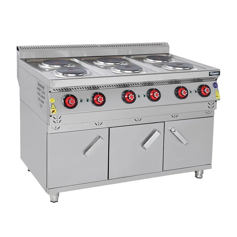 Himaksan 6'lı Elektrikli Ocak 120x90x85 cm HMK-DOE 1298