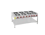 Himaksan 8 Li Taban Raflı Yer Ocağı Gazlı ve Lpg Li 200x100x85 Cm HMK-TBOG 2010 - 1
