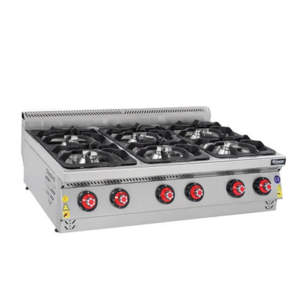 Himaksan Altılı Set Üstü Gazlı Ocak 120x70x35 cm HMK-DOG 1273