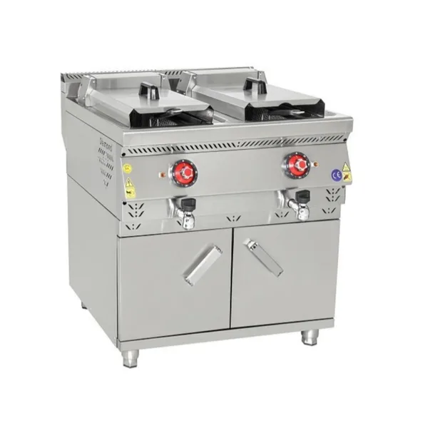 Himaksan Dolaplı 12+12 Litre Elektrikli Fritöz 80x70x85 cm HMK-DFE 878