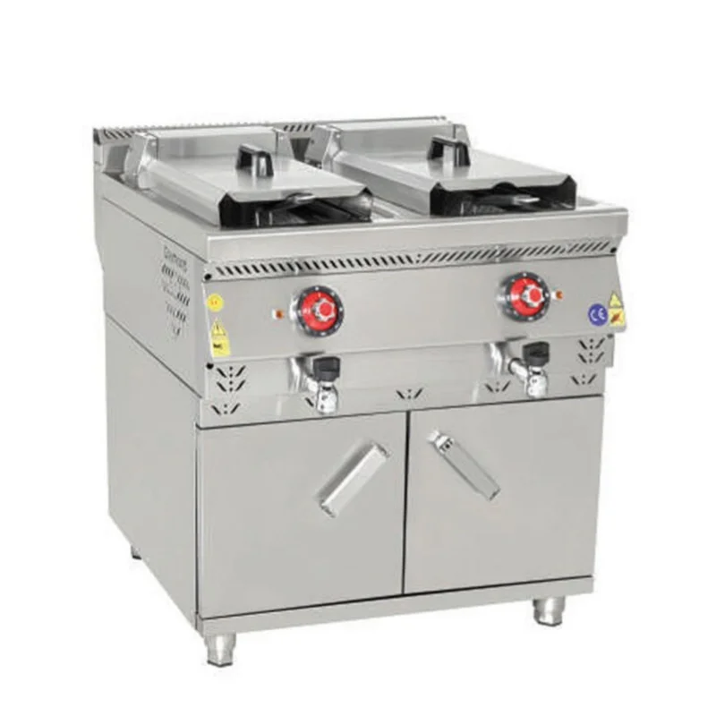 Himaksan Dolaplı 24+24 Litre Elektrikli Fritöz 80x90x85 cm HMK-DFE 898