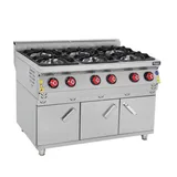 Himaksan Dolaplı Altılı Gazlı Ocak 120x90x85 cm HMK-DOG 1298 - 1
