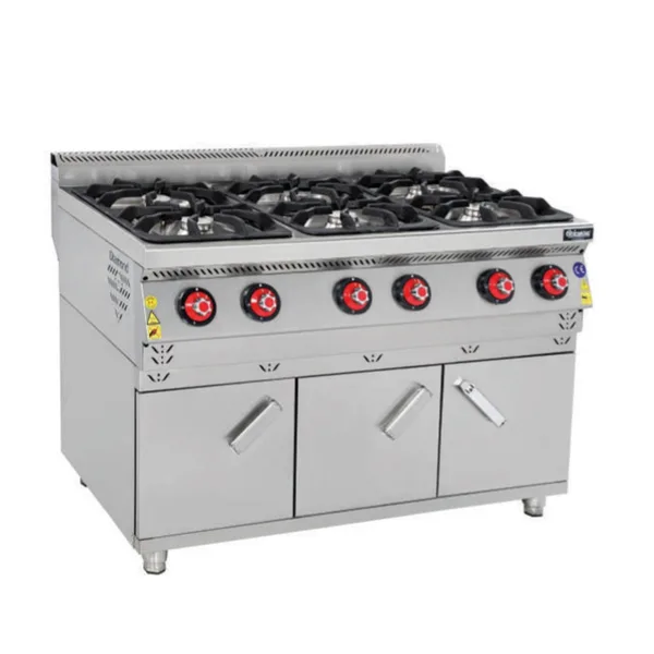 Himaksan Dolaplı Altılı Gazlı Ocak 120x90x85 cm HMK-DOG 1298