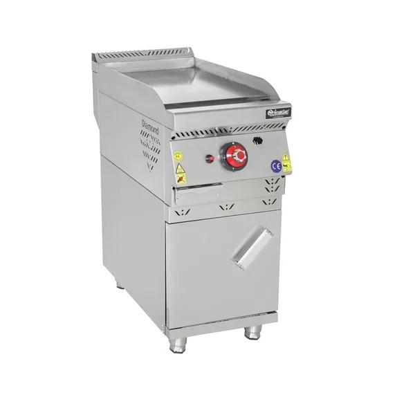 Himaksan Dolaplı Gazlı Pleyt Izgara 40x70x85 cm HMK-PIG 478