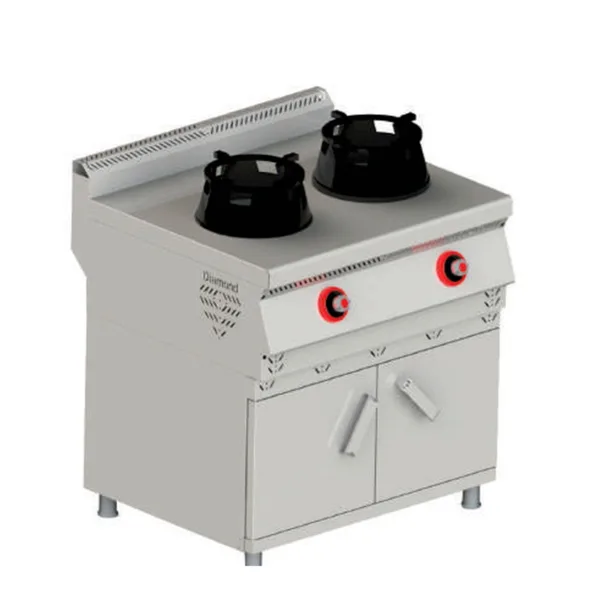 Himaksan Dolaplı Gazlı Wok Ocak 80x90x85 cm HMK-DSWOG 898