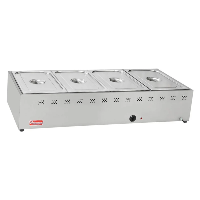 Himaksan Elektrikli Set Üstü Benmari 4'lü 112x37x25 HMK-BSÜE 4