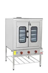 Himaksan Çift Kapılı Pasta Börek Fırını Gazlı ve Lpg Li 100x100x160 Cm HMK-PB 1010 - 1