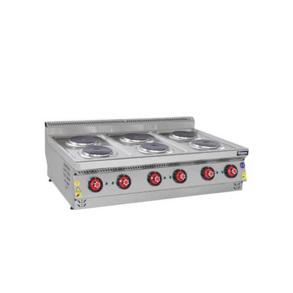 Himaksan Set Üstü Altılı Elektrikli Ocak 120x70x30 cm HMK-DOE 1273